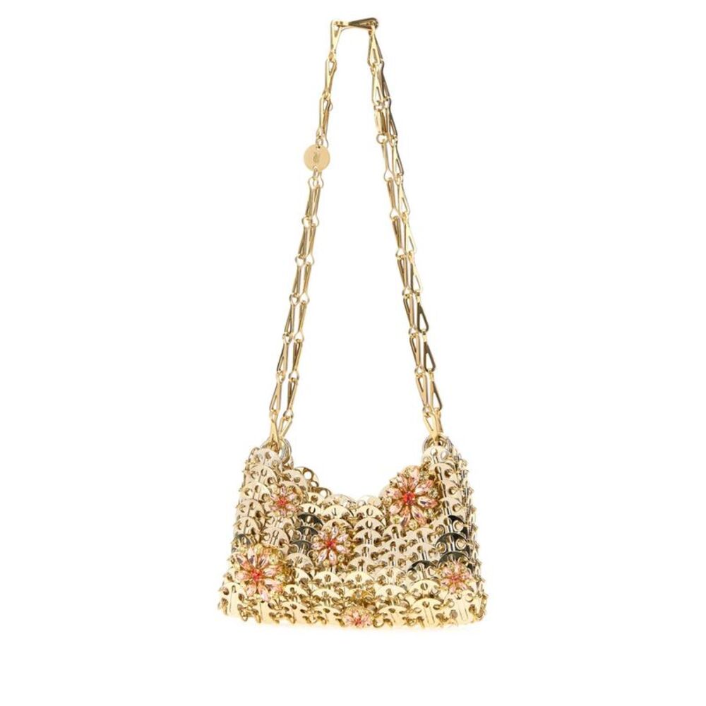 Rabanne Women Gold Metal Chain 1969 Shoulder Bag - Picture 2 of 2